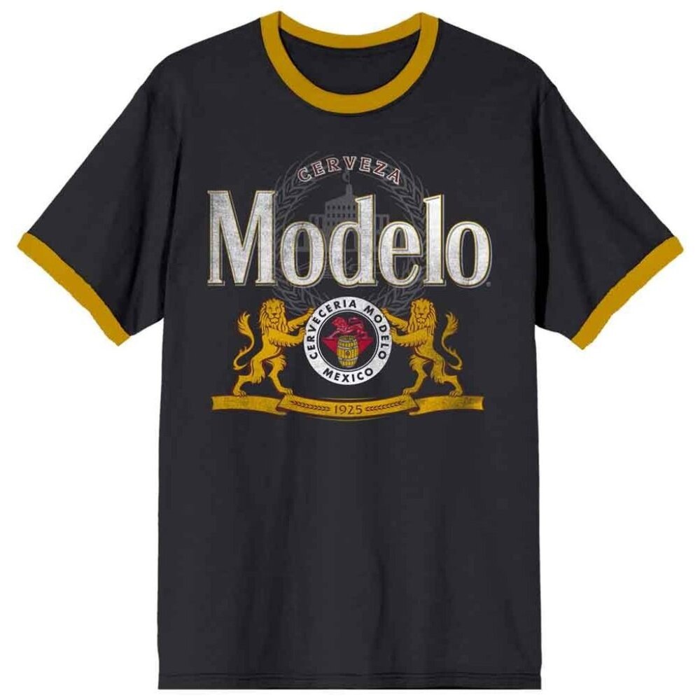 Modelo Vintage Ringer Unisex T-Shirt Sz Extra Large
